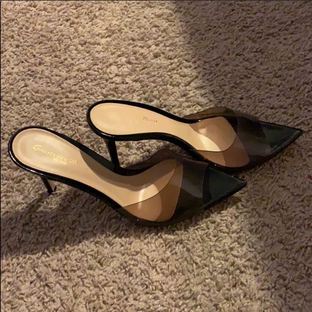 Clear rossi heels
